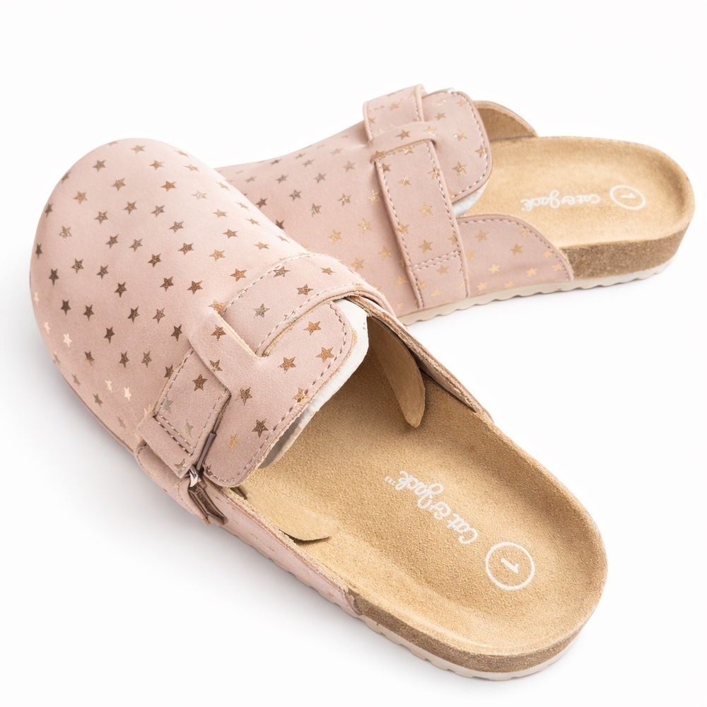 Cat & Jack Pink Starry Slip ons - Picture 3 of 4